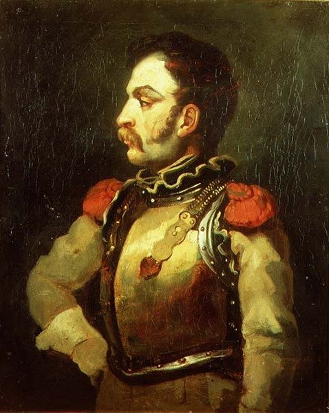 Carabinier offiser av Theodore (attr. to) Gericault