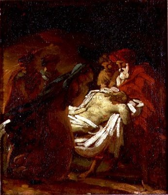 Gravleggingen av Theodore (attr. to) Gericault
