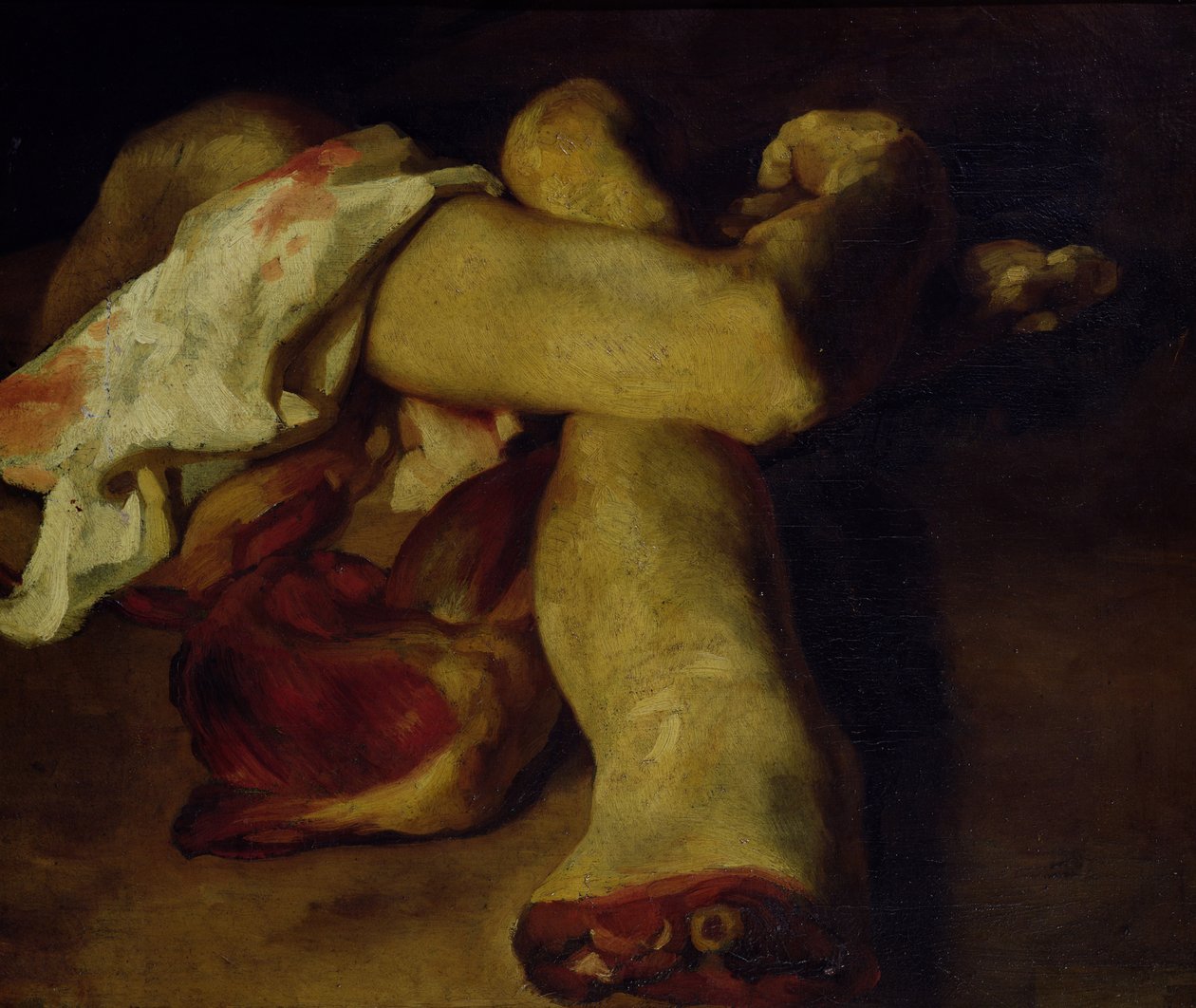 Anatomiske stykker (olje på lerret) av Theodore Gericault
