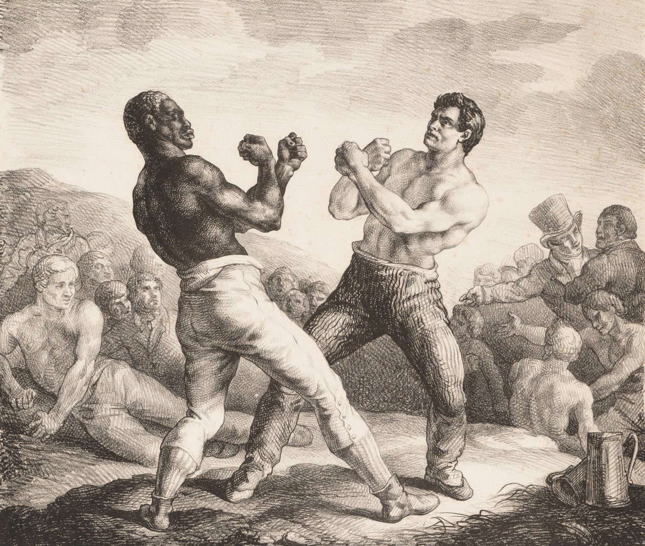 Boksere, 1818. av Theodore Gericault