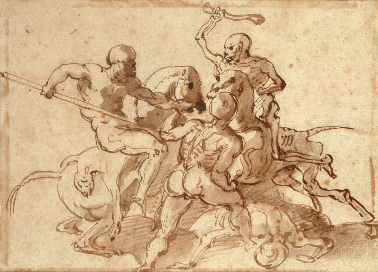 Kamp med døden av Theodore Gericault
