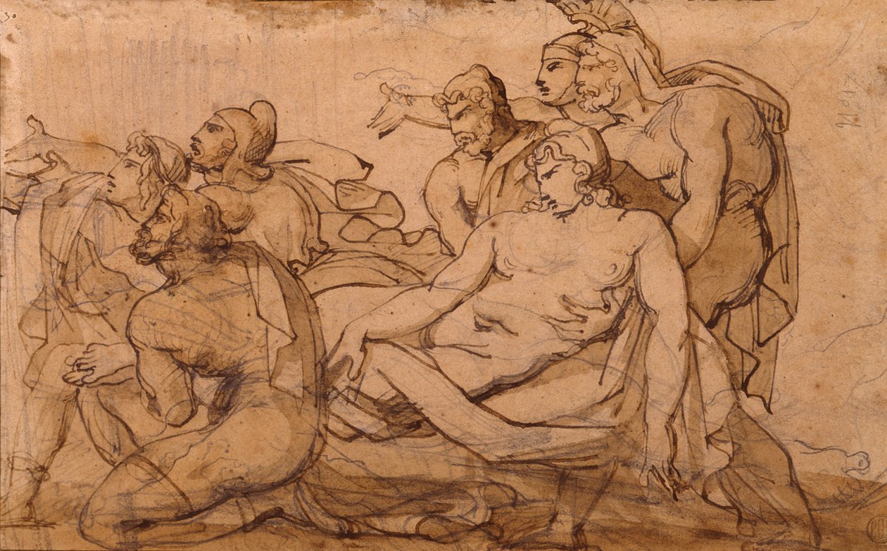 Paris død av Theodore Gericault