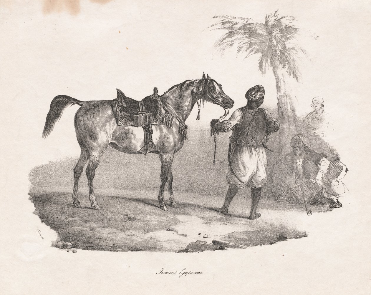 Egyptisk hoppe, 1822. av Theodore Gericault