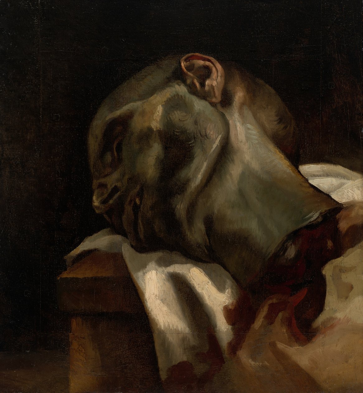 Leder for en giljotinert mann, 181819. av Theodore Gericault