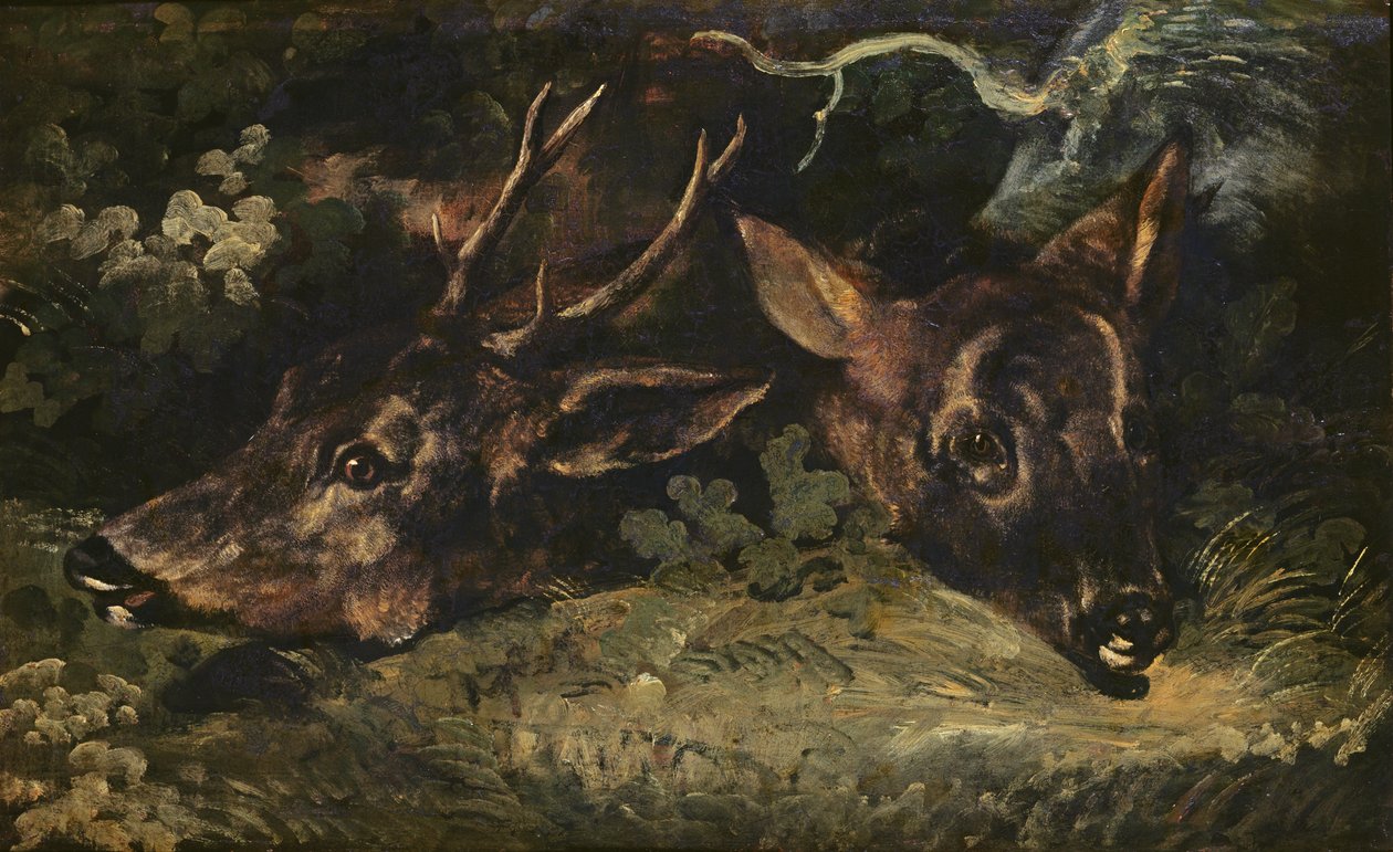 Hoder av rådyr, 1815 av Theodore Gericault