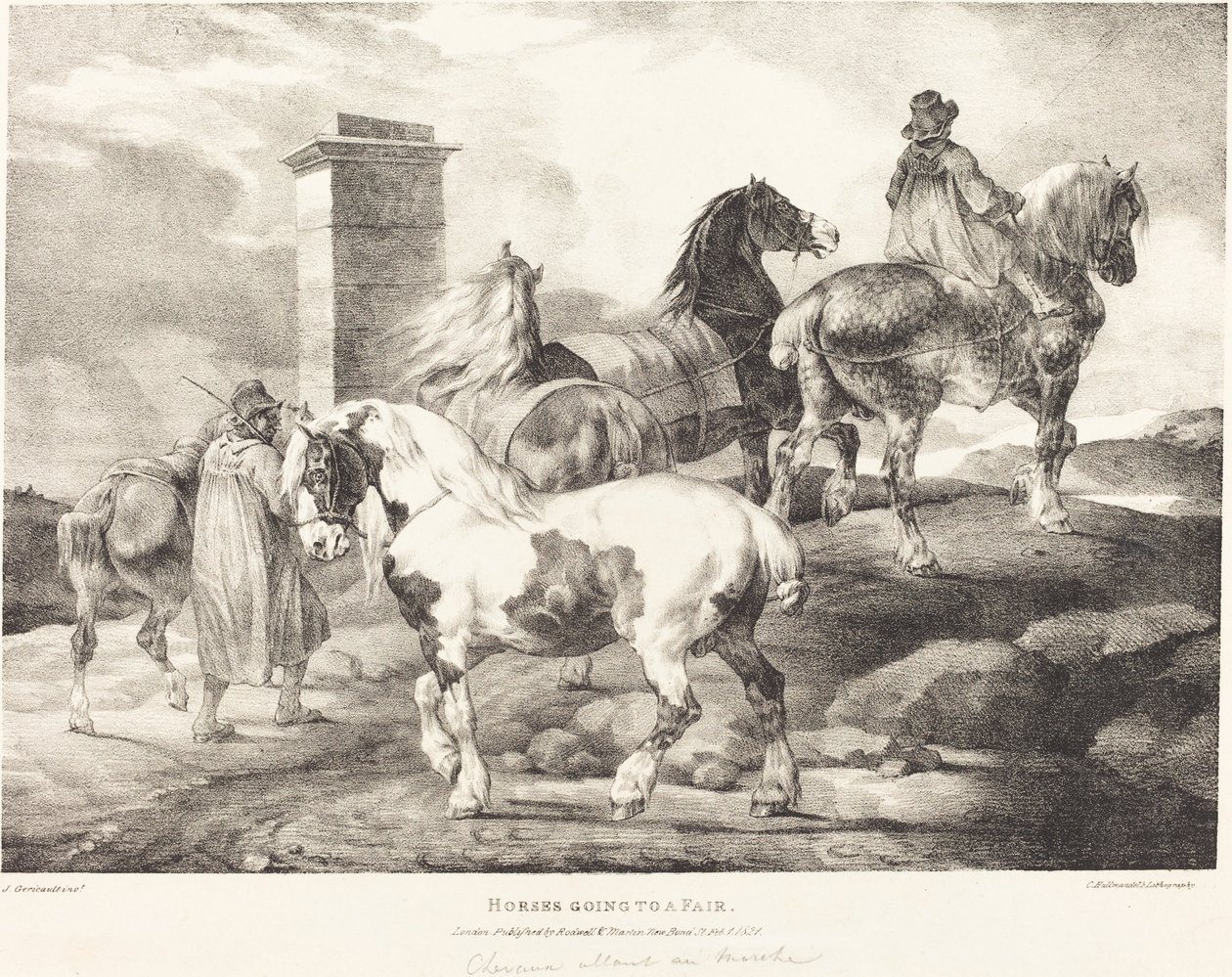 Hester som skal på messe av Theodore Gericault