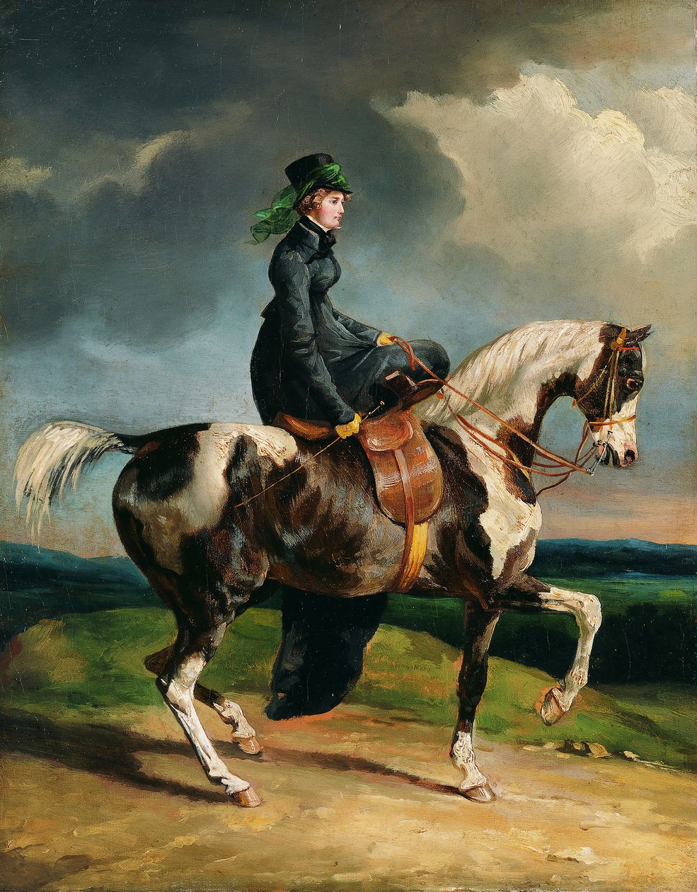 Rytter, 1820 eller senere. av Theodore Gericault