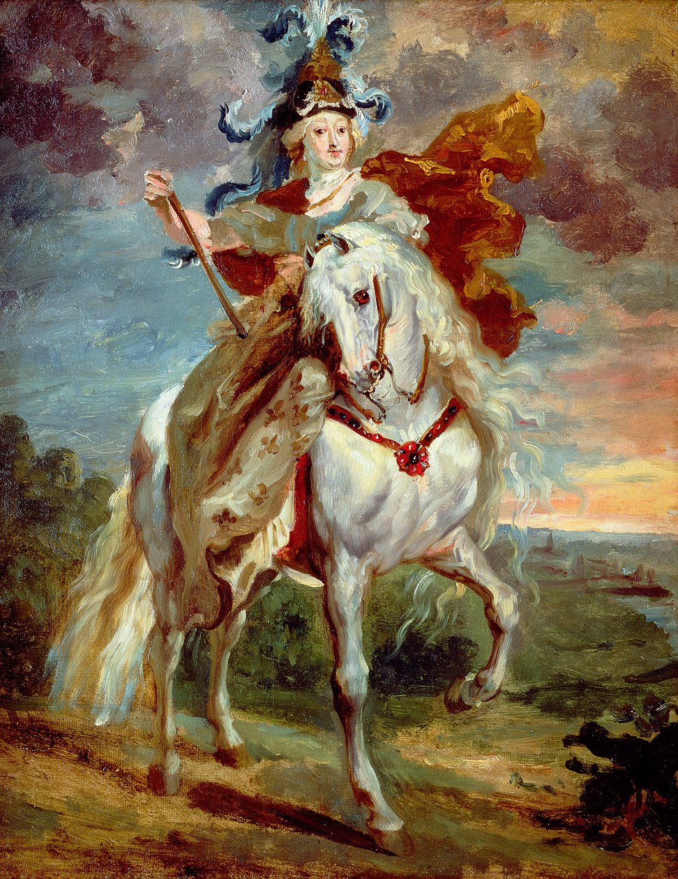 Marie de Medici ved Pont-de-Ce av Theodore Gericault