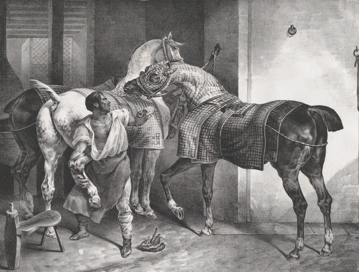 Den engelske smeden, 1822. av Theodore Gericault