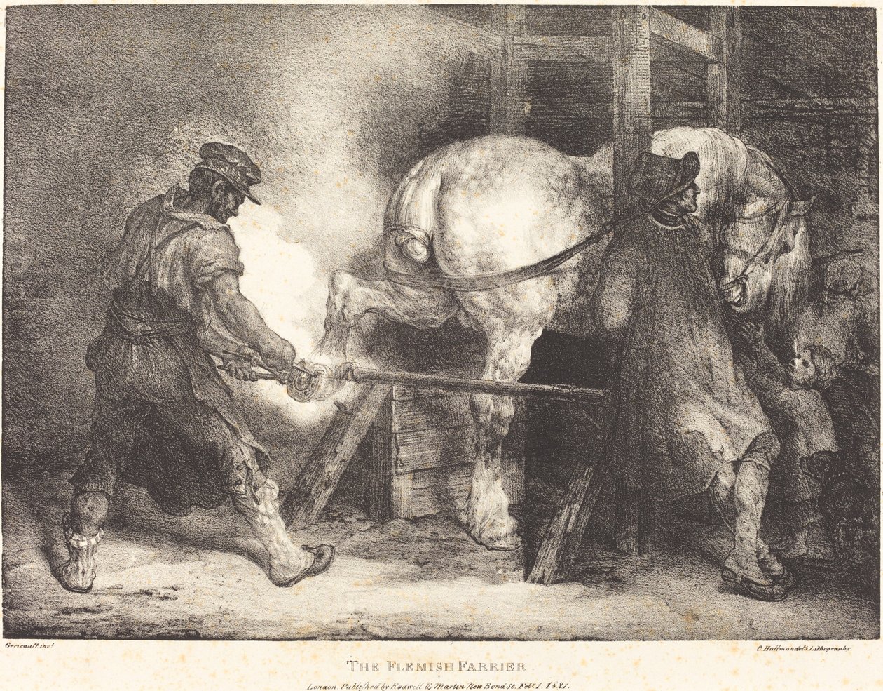 Den flamske hovslageren av Theodore Gericault