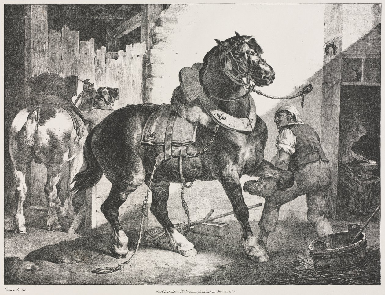 Den franske smeden av Theodore Gericault