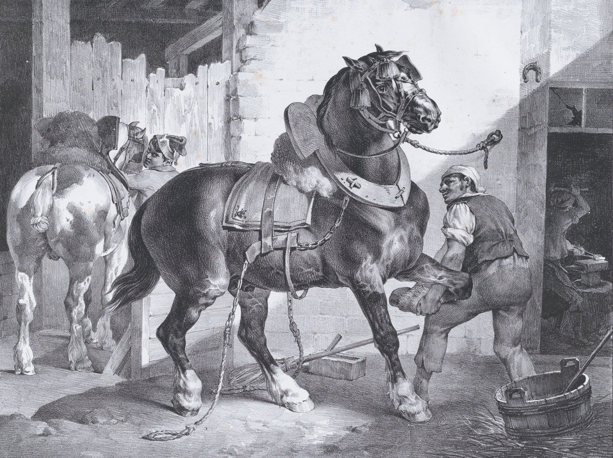 Den franske smeden, 1822. av Theodore Gericault