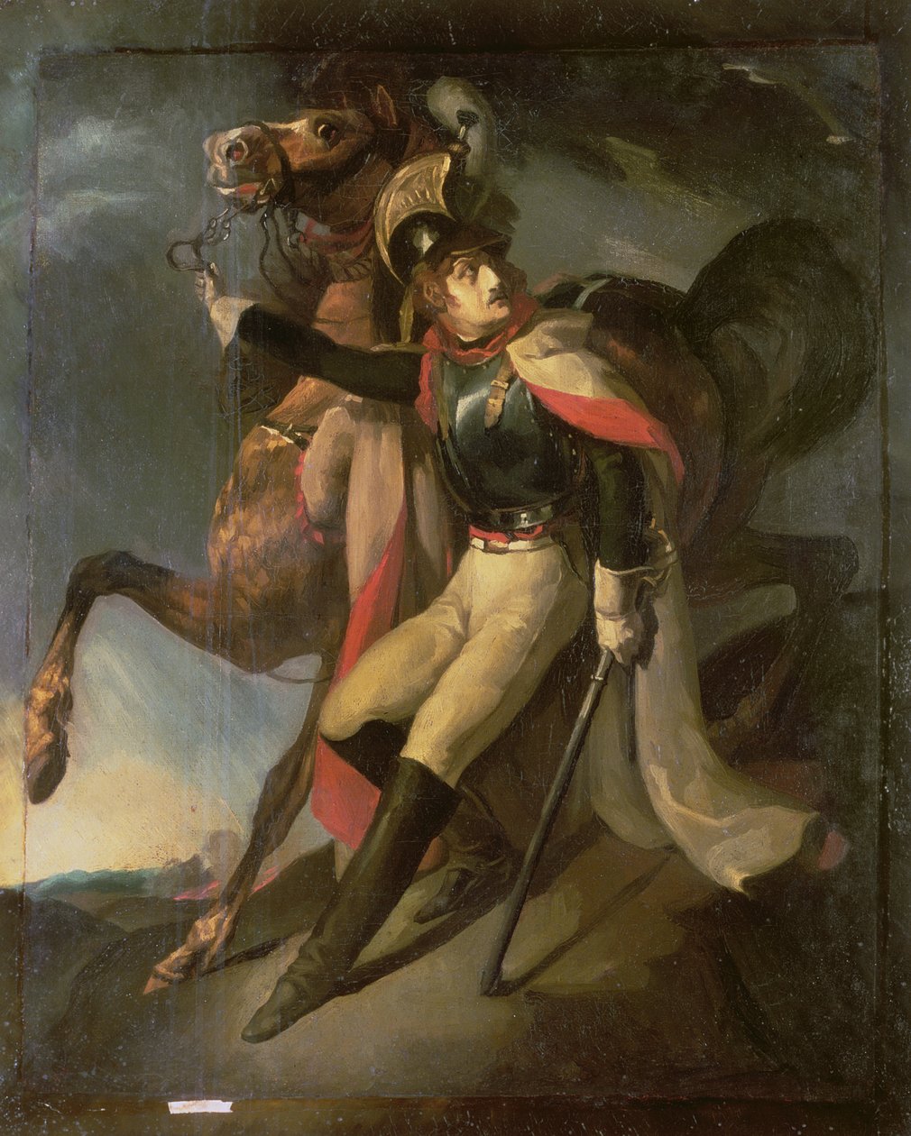 Såret Cuirassier av Theodore Gericault
