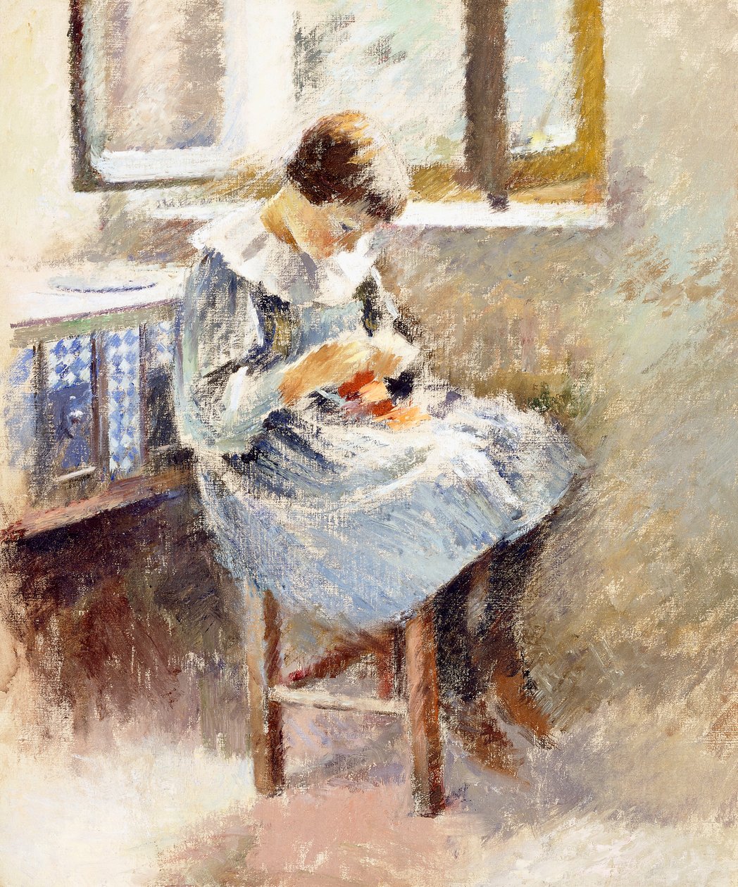 Jente sying, av Theodore Robinson