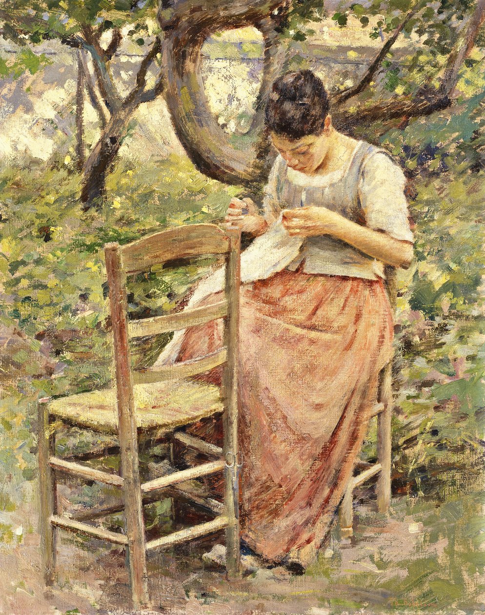 Syerske, ca. 1891 av Theodore Robinson