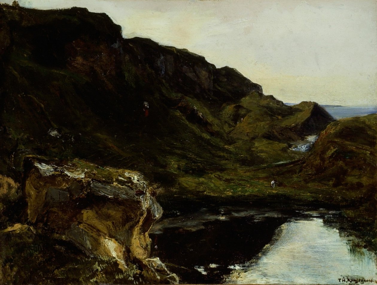 Landskap av Theodore Rousseau