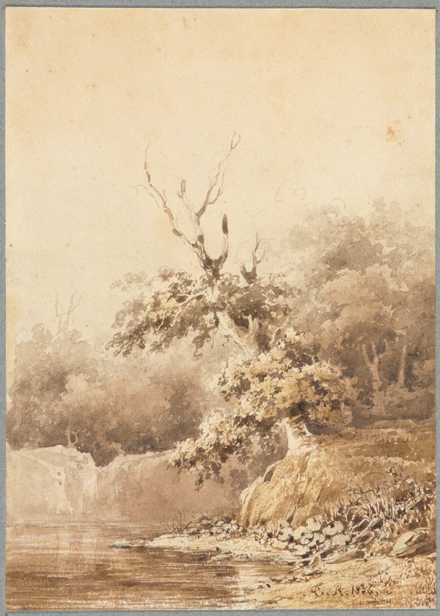 Landskap av Theodore Rousseau