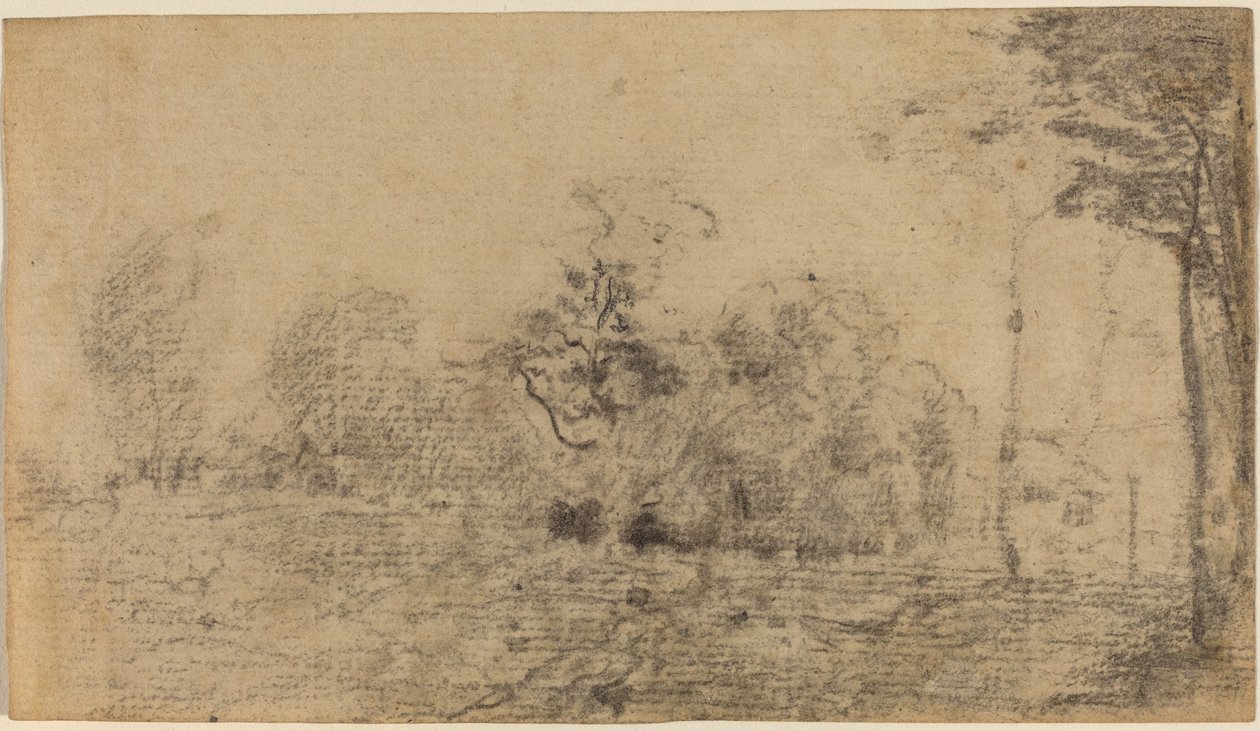 Landskap II av Theodore Rousseau