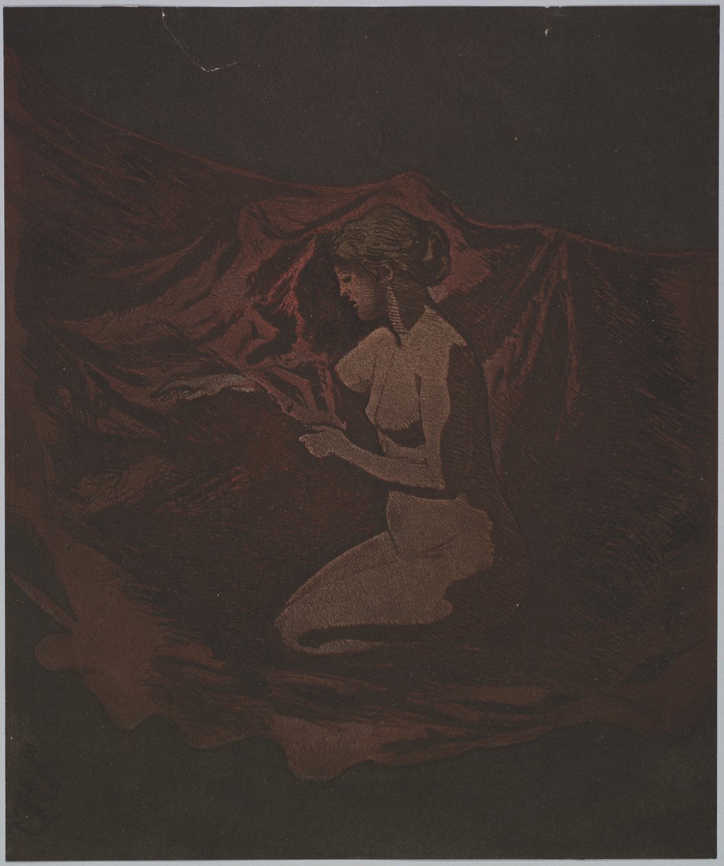 Embers Glow, 1890-1897. av Theodore Roussel