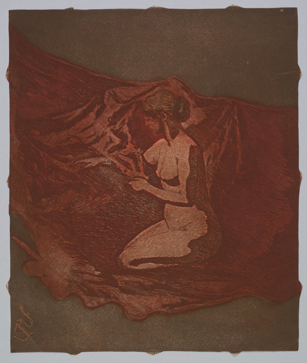 Embers Glow, 1890-1897. av Theodore Roussel