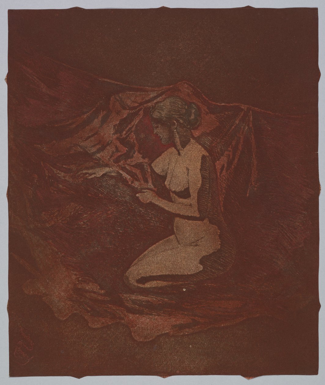 Embers Glow, 1890-1897. av Theodore Roussel