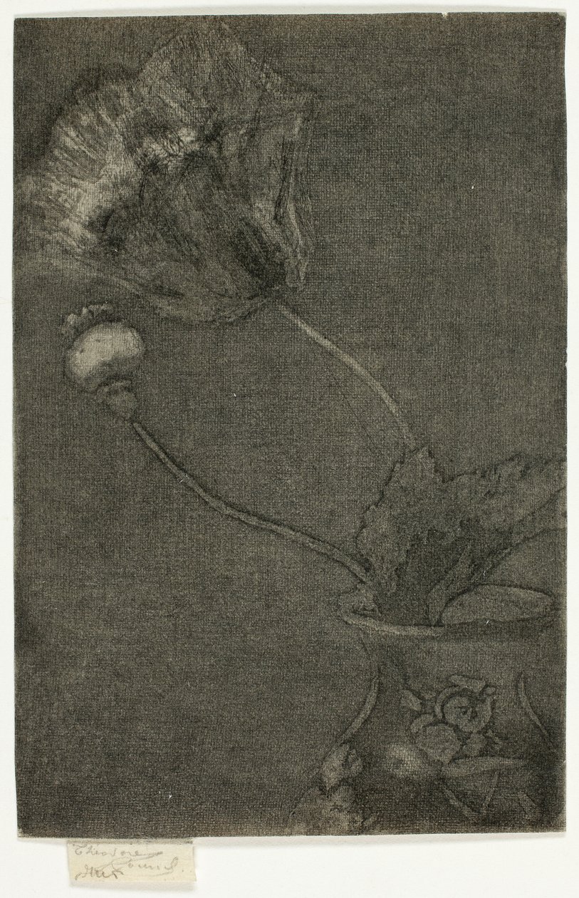 Valmue i en vase av Theodore Roussel
