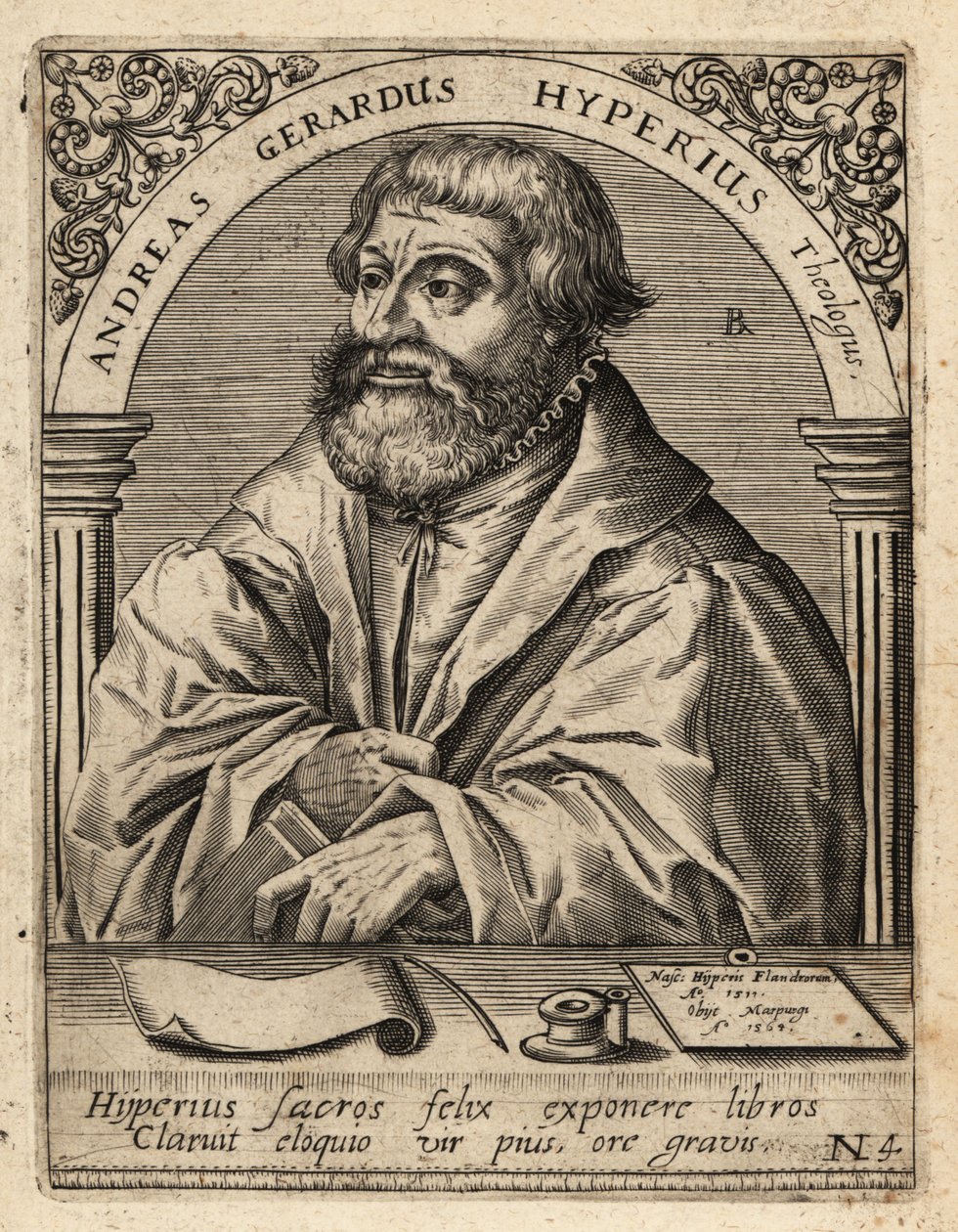 Andreas Gerhard Hyperius av Theodore de Bry