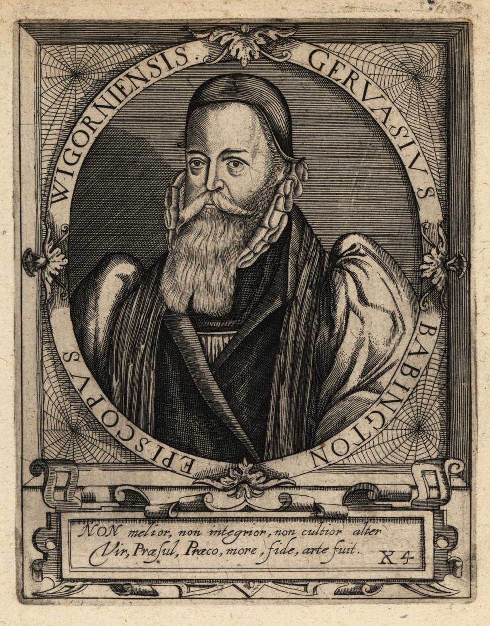Gervase Babington av Theodore de Bry