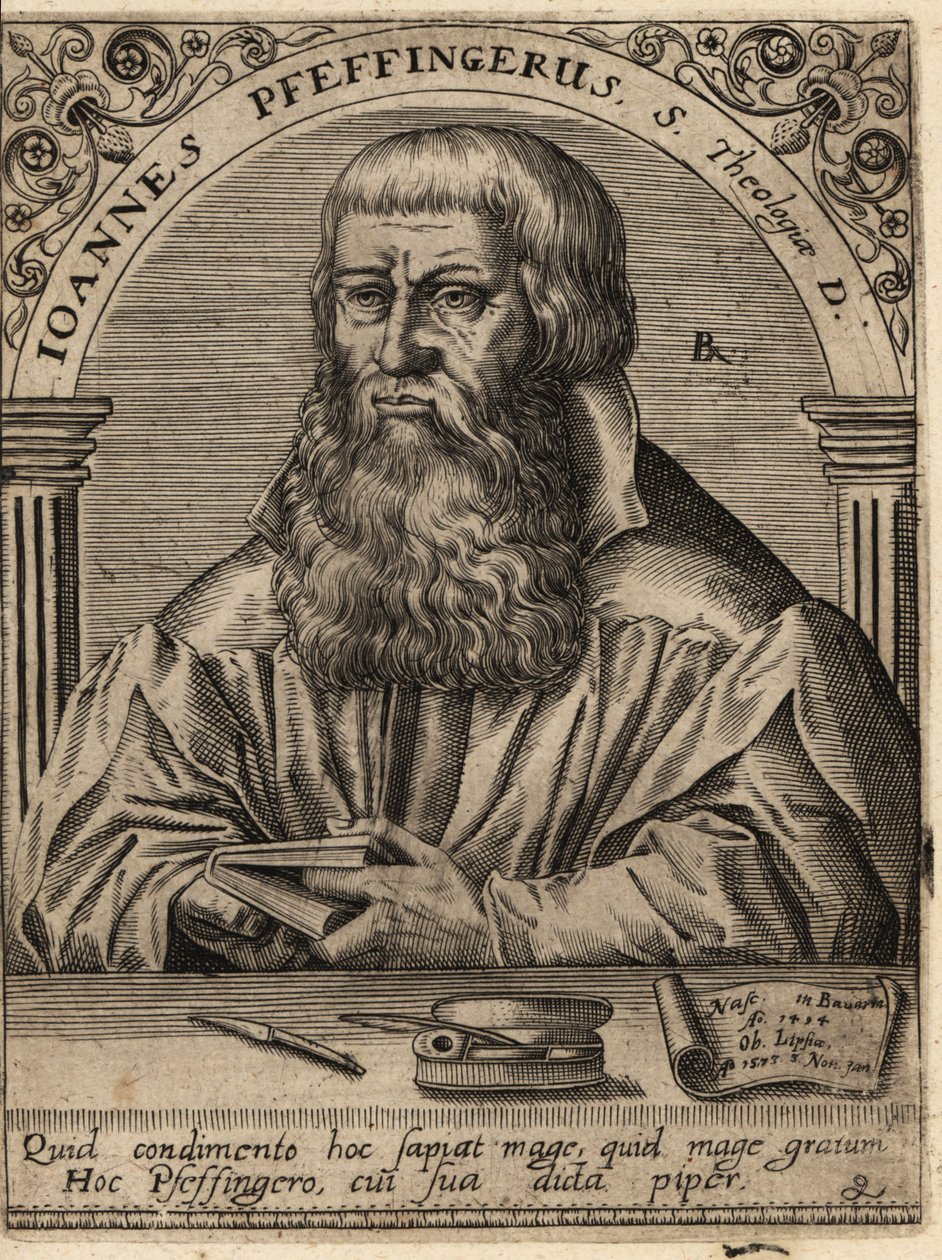 Johann Pfeffinger av Theodore de Bry