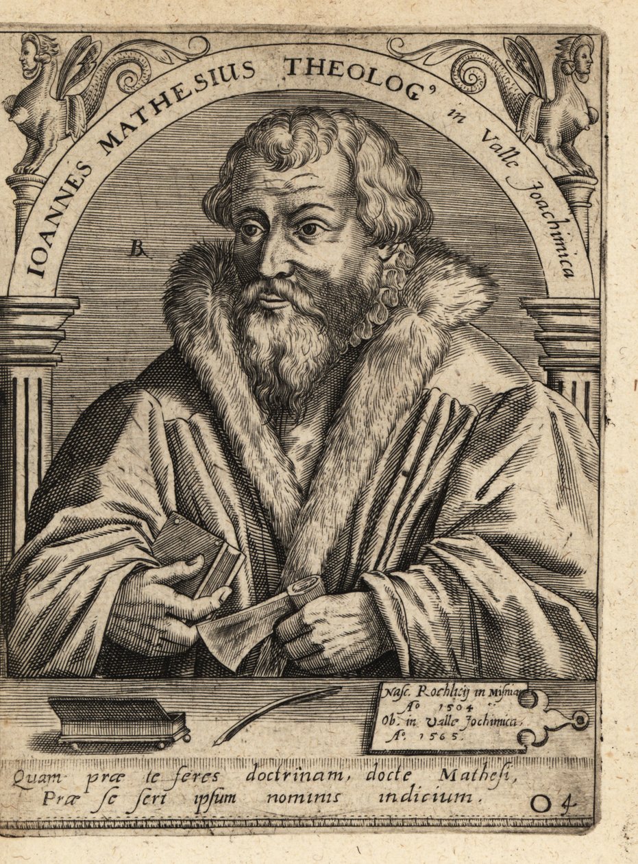 Johannes Mathesius av Theodore de Bry