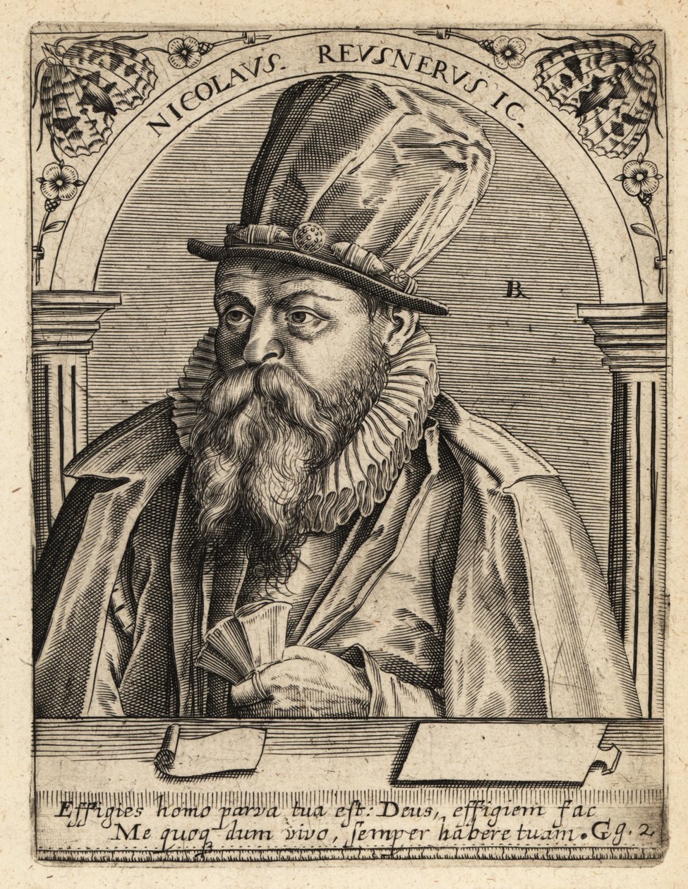 Nicolaus Reusner av Theodore de Bry