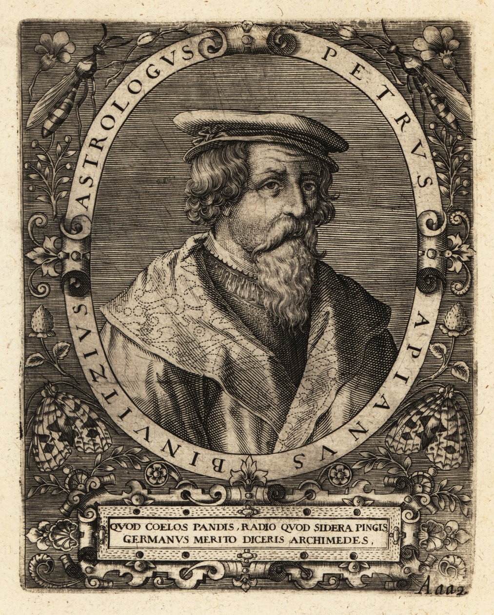 Peter Apian , tysk astronom. av Theodore de Bry