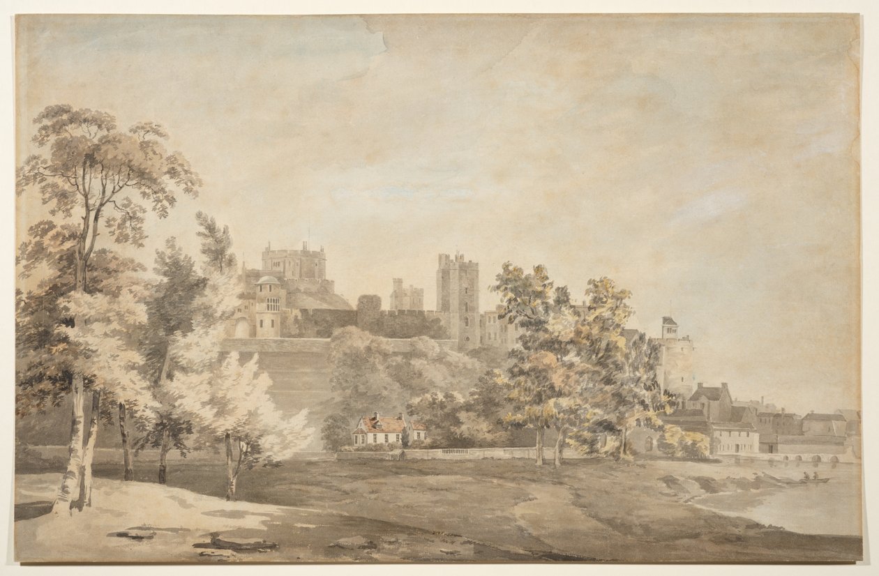 Windsor Castle fra elven av Theodosius Forrest