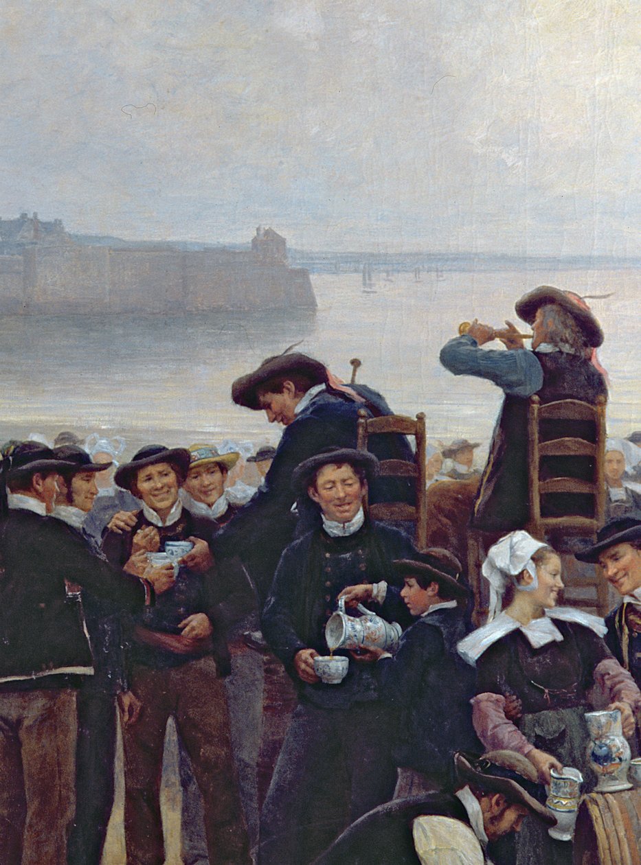 Benådningen i Bretagne (detalj) (se også 164315, 164316) av Theophile Louis Deyrolle