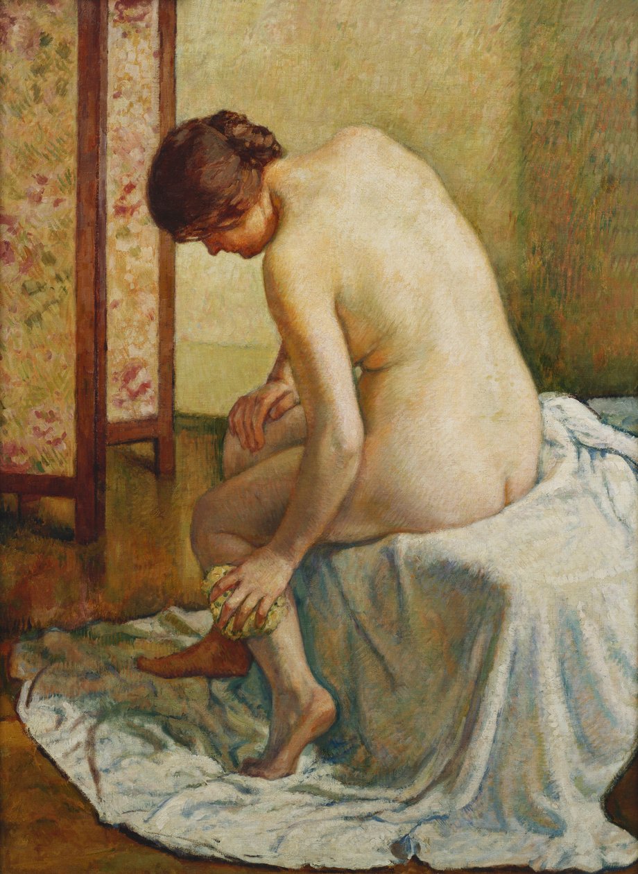 Bader; Badende, av Théo van Rysselberghe