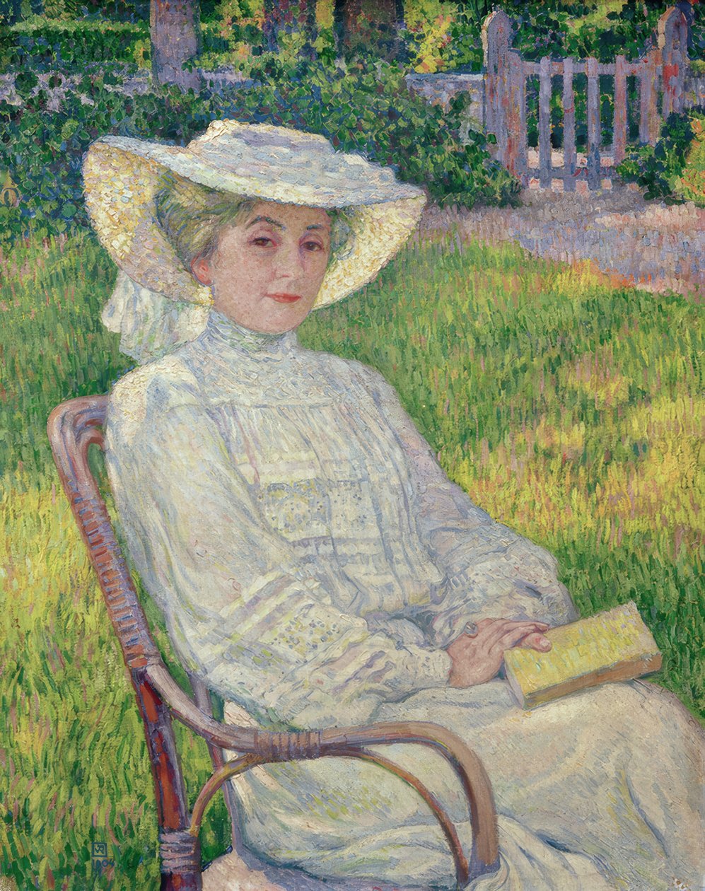 Damen i hvitt av Théo van Rysselberghe