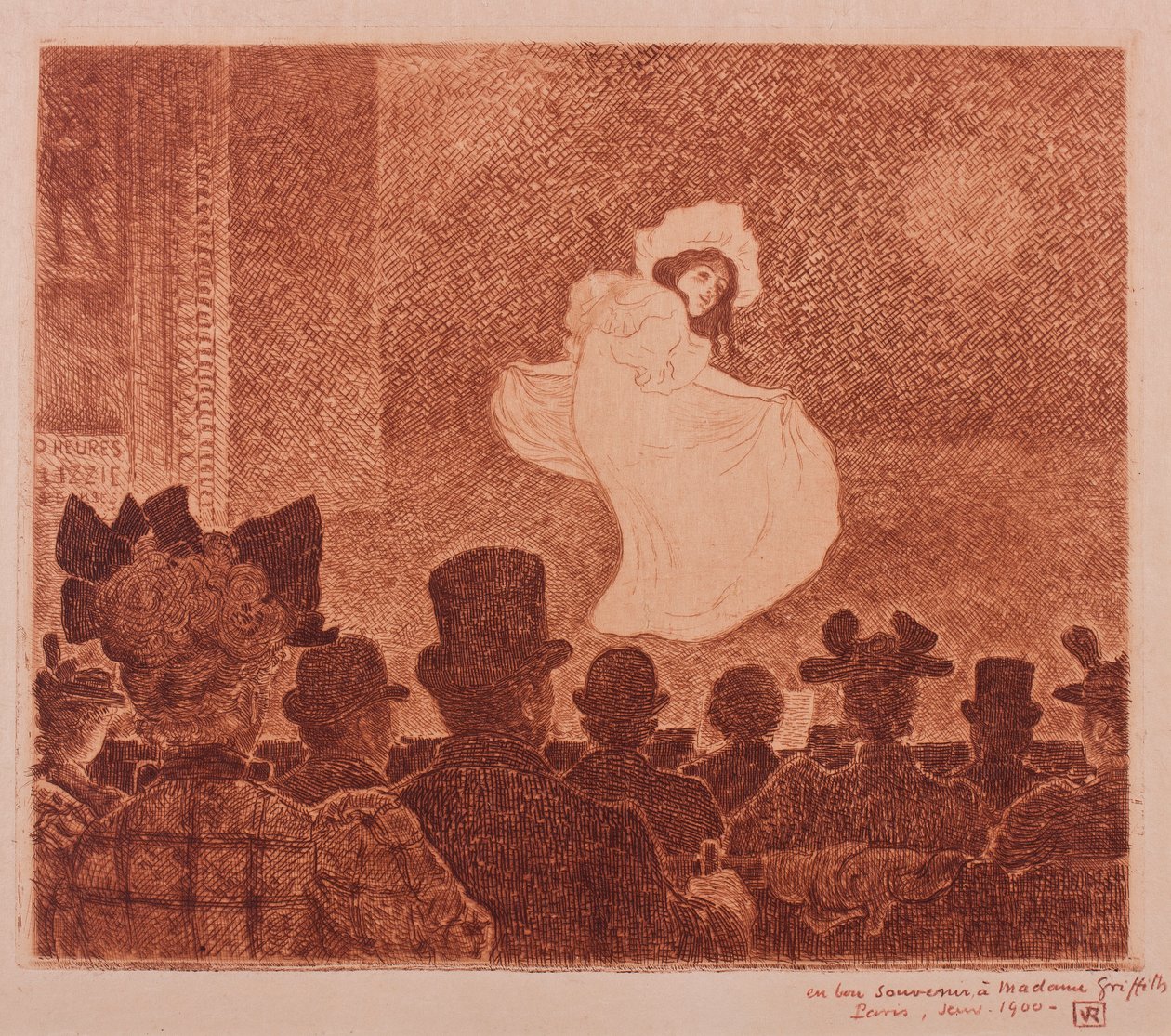 Kafekonserten, 1896 av Théo van Rysselberghe