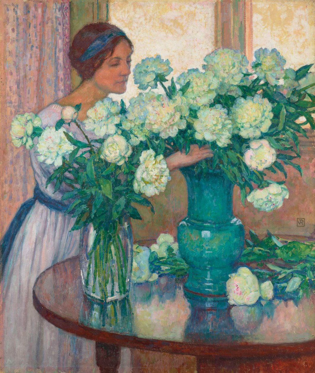 Hvite peoner Hvite peoner. av Théo van Rysselberghe