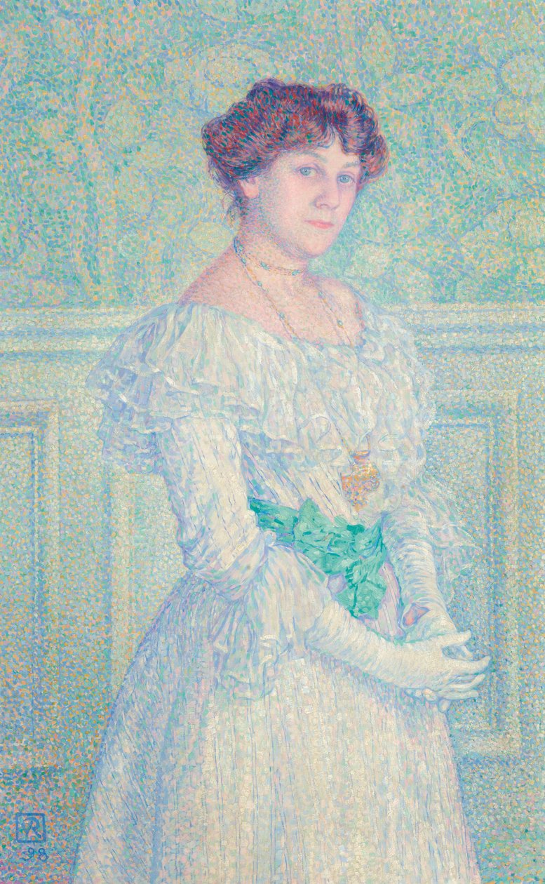 Portrett av Laure Flé, 1898. av Théo van Rysselberghe