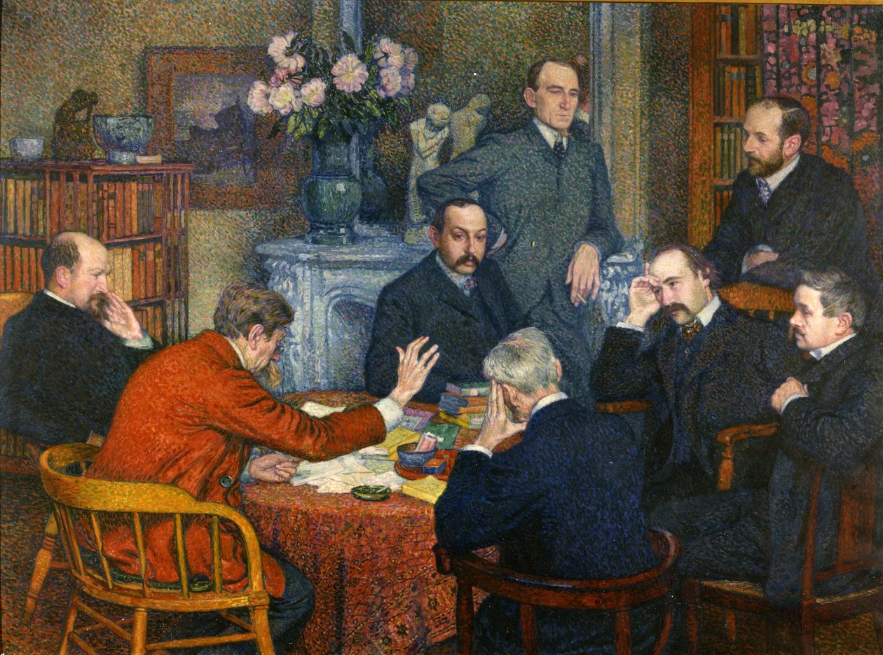 Foredraget av Emile Verhaeren, 1903. av Théo van Rysselberghe