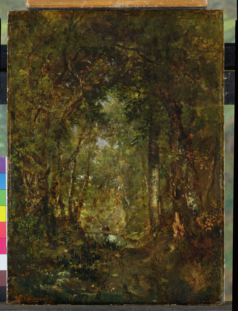 I skogen ved Fontainebleau av Pierre Etienne Theodore Rousseau