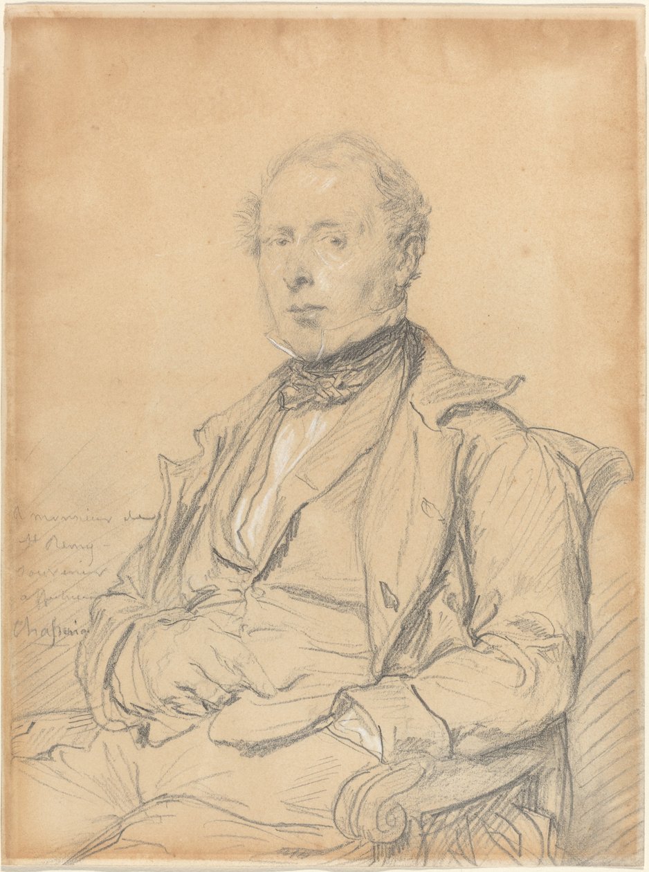 Victor-Auguste de Saint-Rémy av Théodore Chassériau