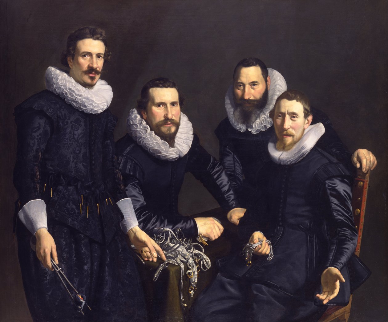Syndikere fra Amsterdam Goldsmiths Guild av Thomas de Keyser