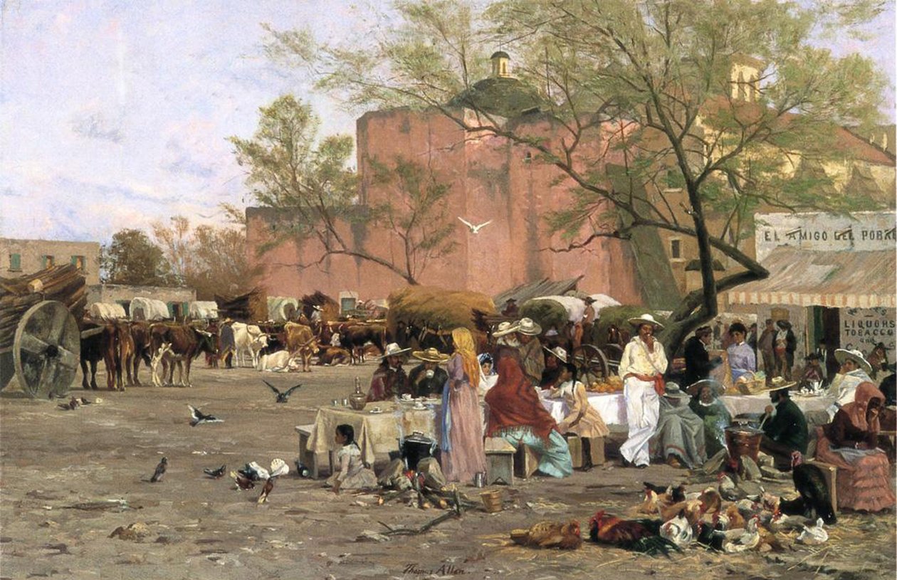 Market Plaza, 1879 av Thomas Allen