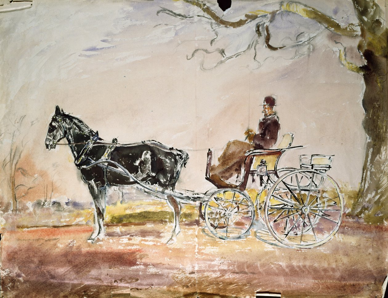 Vis Phaeton (wc på papir) av Thomas Barclay Hennell