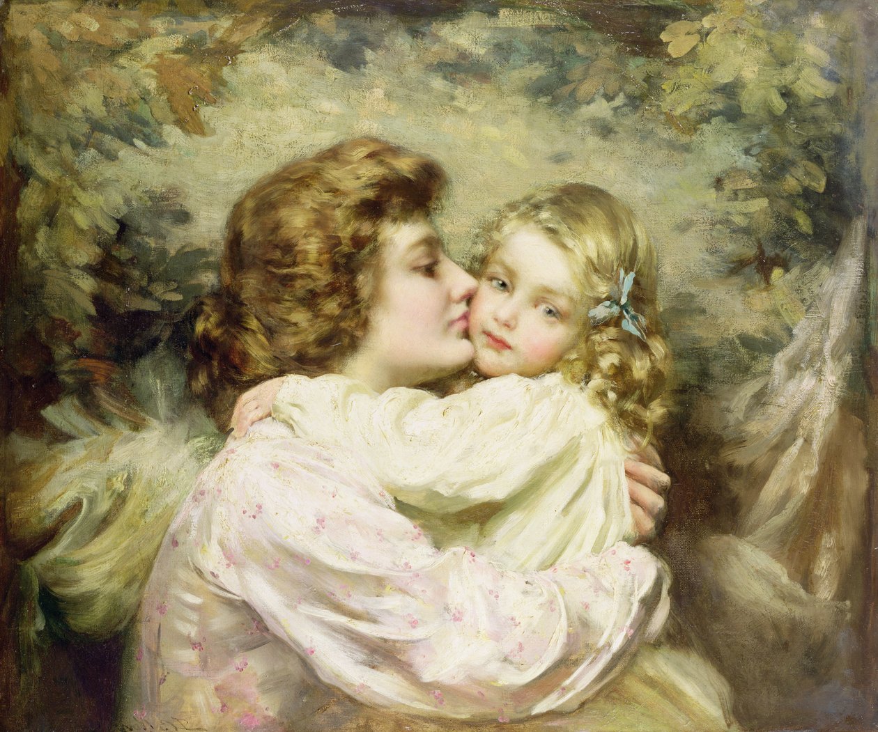 Mor og datter av Thomas Benjamin Kennington