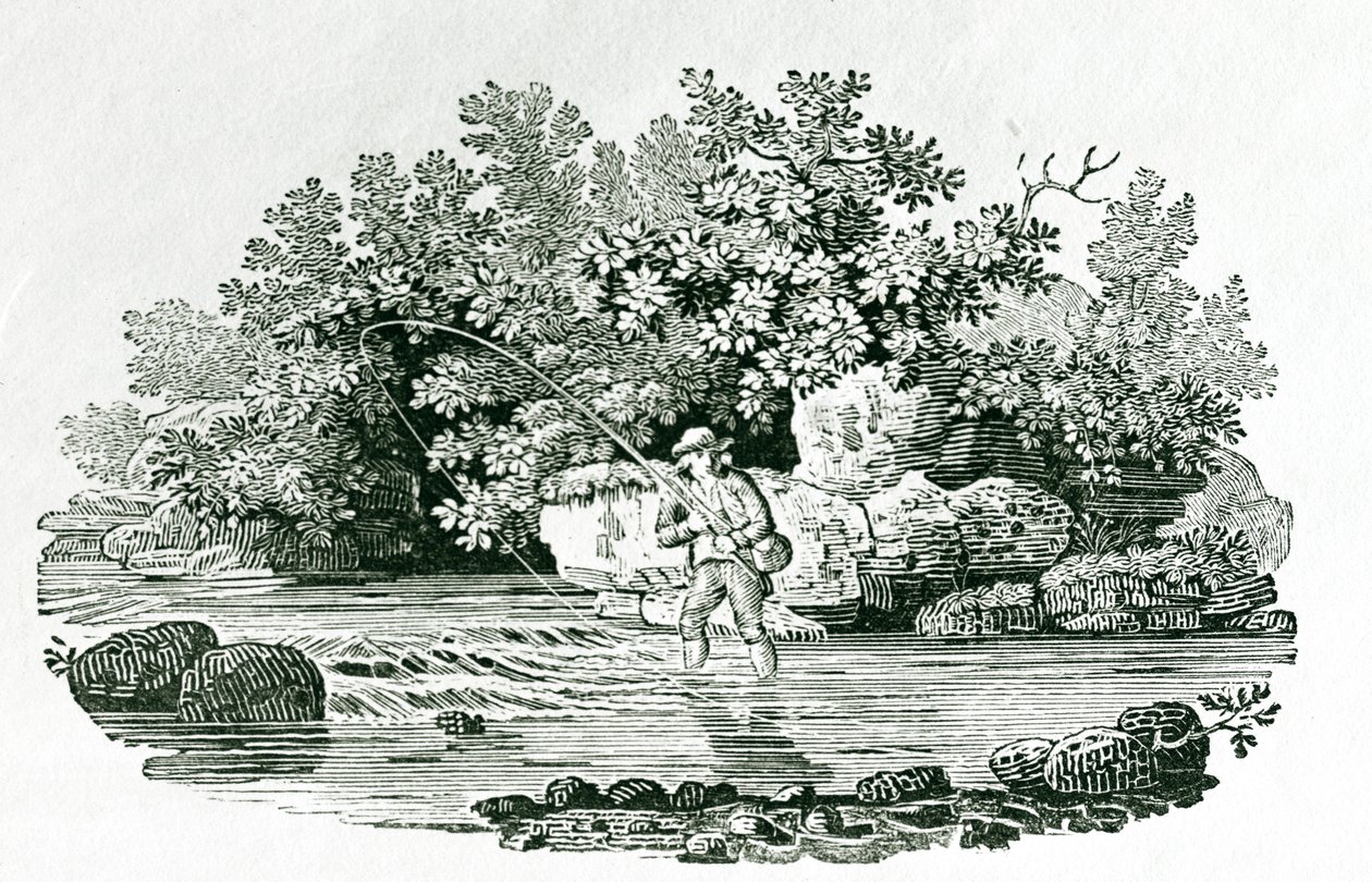 Angler in a River Pool, fra 