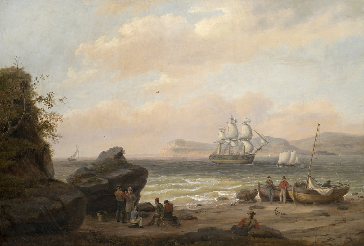Marine View, 1835 av Thomas Birch