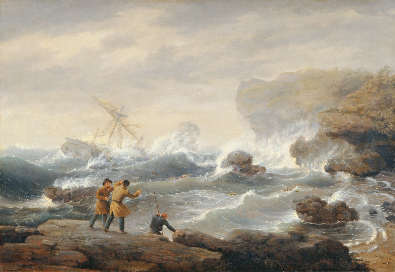 Forlis, 1829 av Thomas Birch