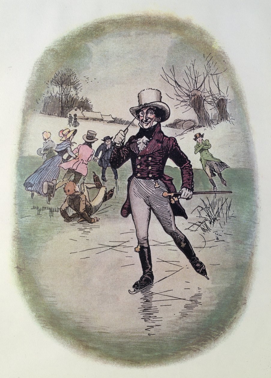 Skøyter, 1820 av Thomas Brown